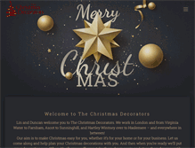 Tablet Screenshot of christmasdecorators.co.uk